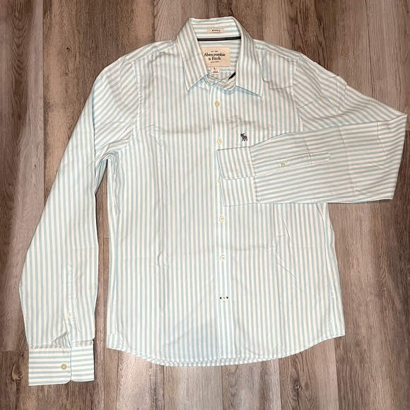 Abercrombie & Fitch Men Dress Shirt  Muscle Fit - Picture 2 of 2